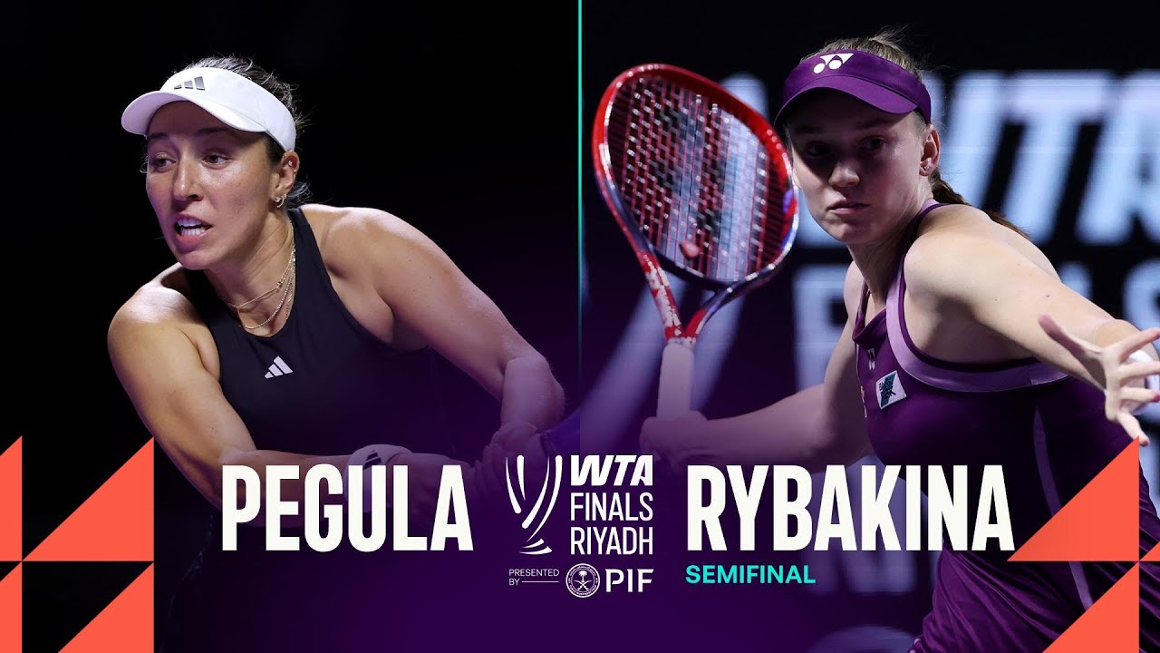 Джессика Пегула против Елены Рыбакиной | Полуфинал финала WTA 2025 | Обзор матча WTA
