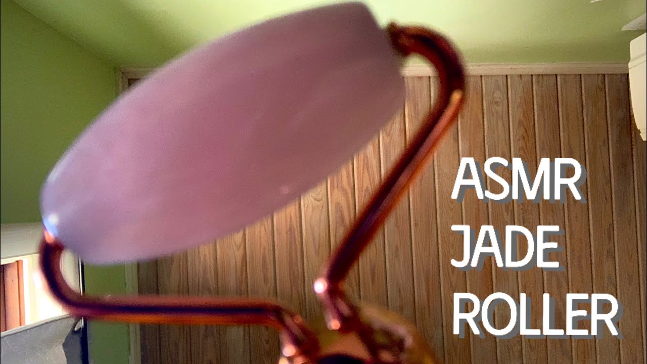 asmr using a jade roller on you  💆🏻‍♀️| camera tapping sounds | layered sounds | super tingly