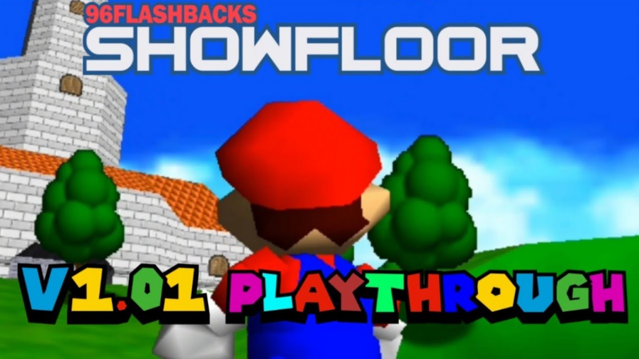 Super Mario 64 Shoshinkai 1995 Beta (96flashback's Showfloor v1.01) Playthrough