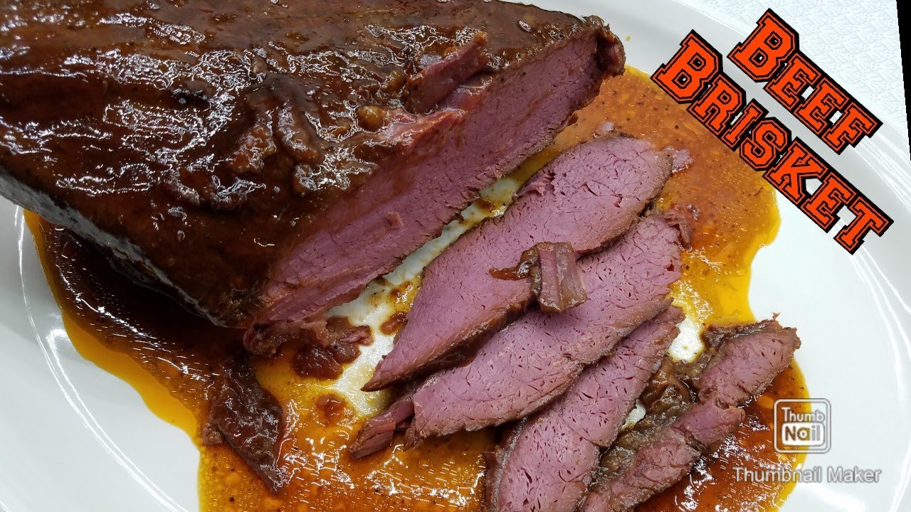 Amazing Corned Beef Brisket in slow cooker  🐮 احلى بريسكت زى المطاعم و بكل سهوله