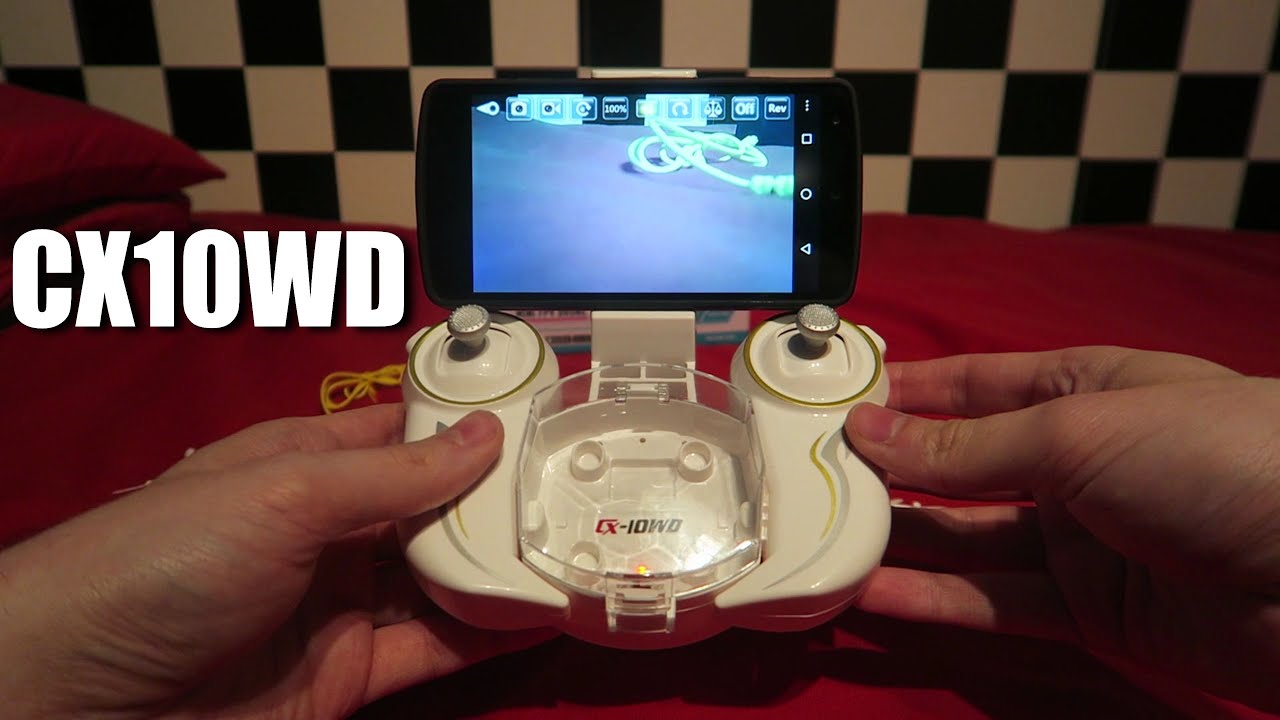 Cheerson CX-10WD FPV on a Phone!