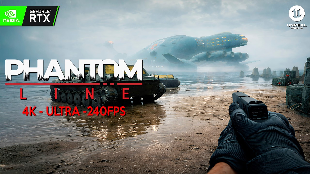 PHANTOM LINE New Playtest Gameplay Demo | Nuclear Horror OPEN WORLD SHOOTER like STALKER and METRO