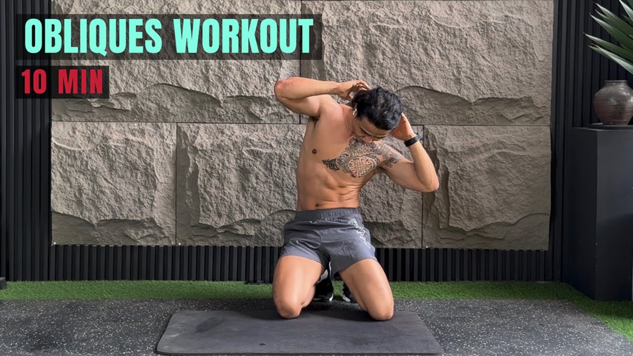 10-Min OBLIQUES WORKOUT | Get V-Cut Abs In Just A Few Weeks