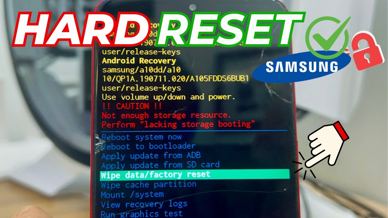 Samsung Galaxy A10 Hard Reset || Unlock Pattern 100% Working