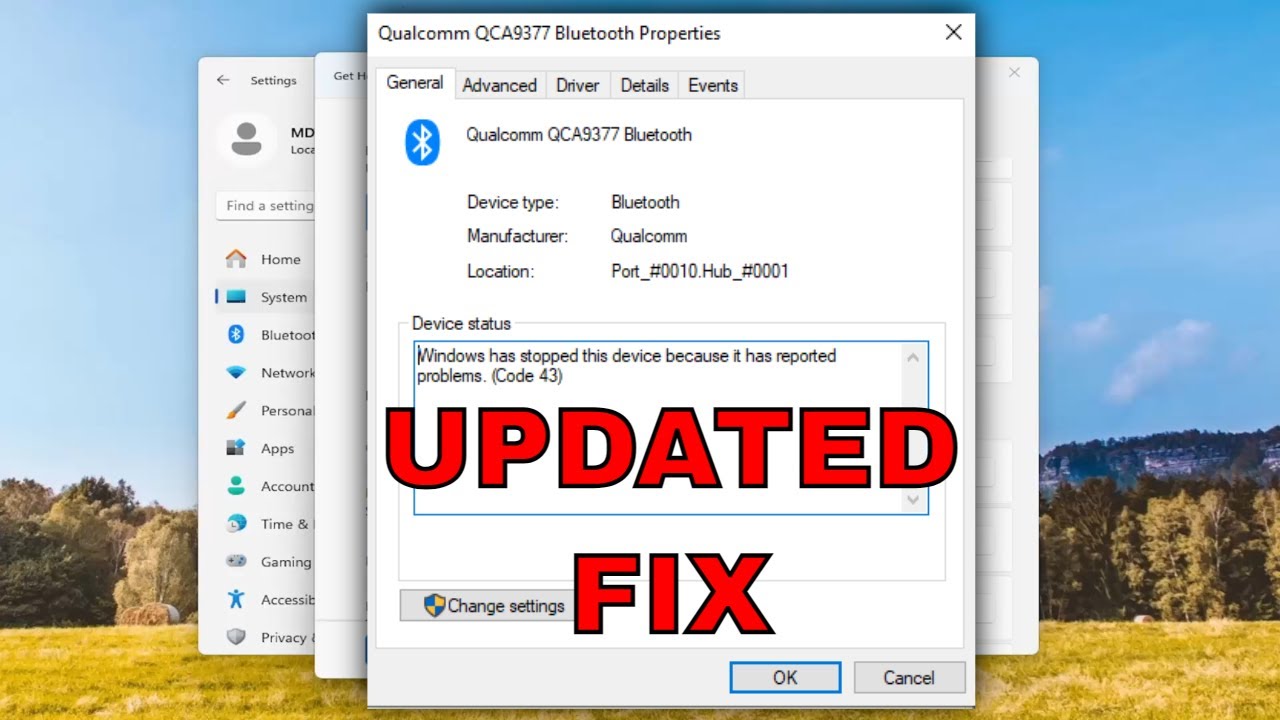 Fix: Qualcomm Bluetooth Driver (Code 43) in Windows [Solution]