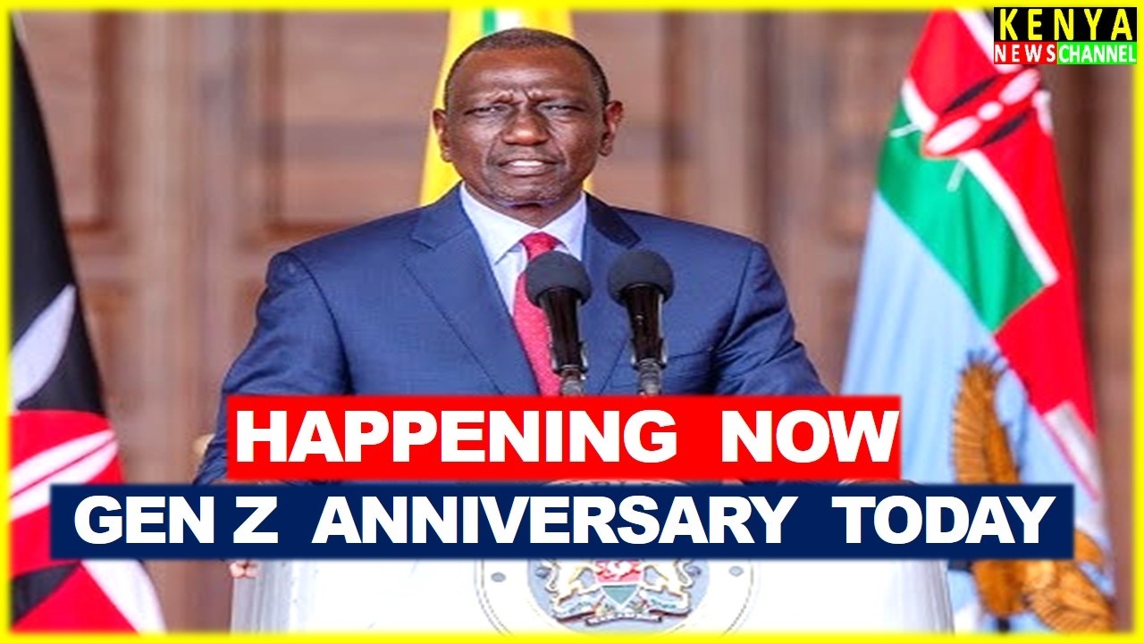 LIVE - Ruto to address the Nation on Gen Z Protests Anniversary from Bomas Nairobi