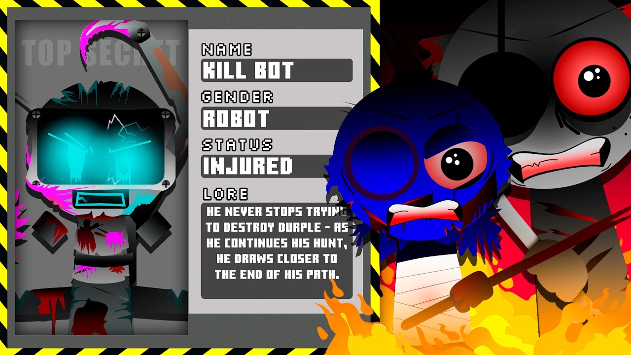Sprunki - THE DEFINITIVE | Phase 12 | All Description | LORE | NEW MOD