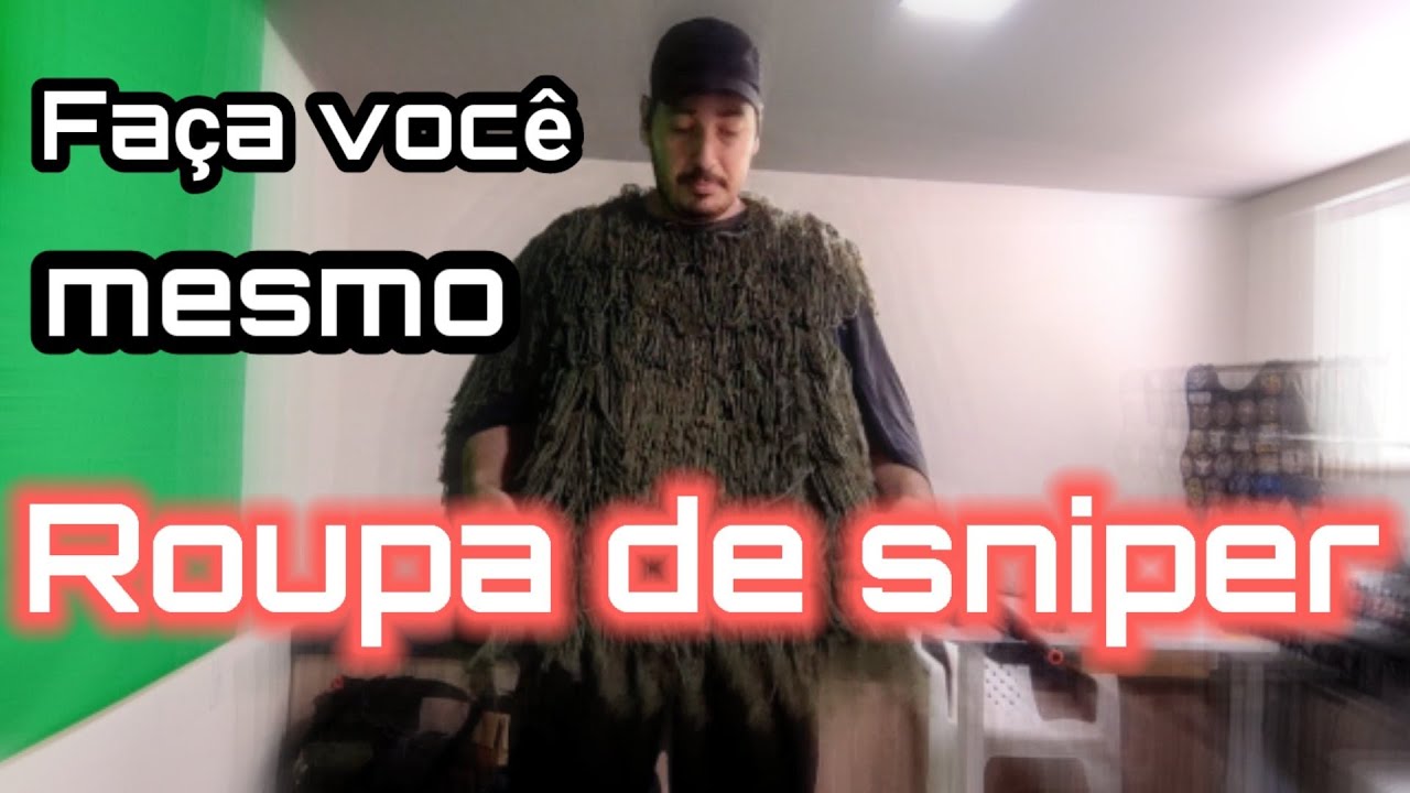 Faça você mesmo roupa de sniper
