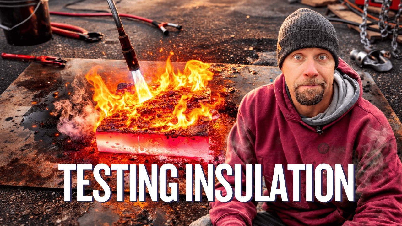 Testing Engine Room Insulation With Fire | Hybrid-Electric Project