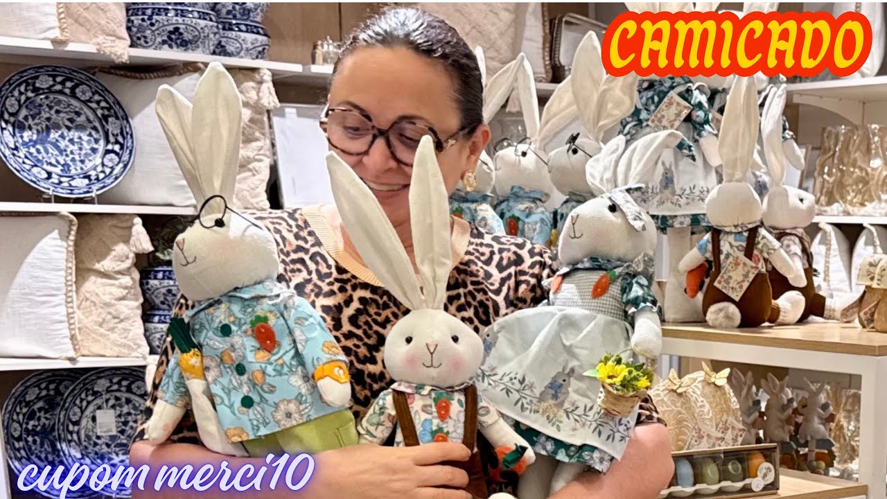 PASSAINHA RAPIDA NA CAMICADO E ENCONTREI LINDAS EXPOSIÇÕES DE DECORAÇÃO NA LOJA, CUPOM MERCI10