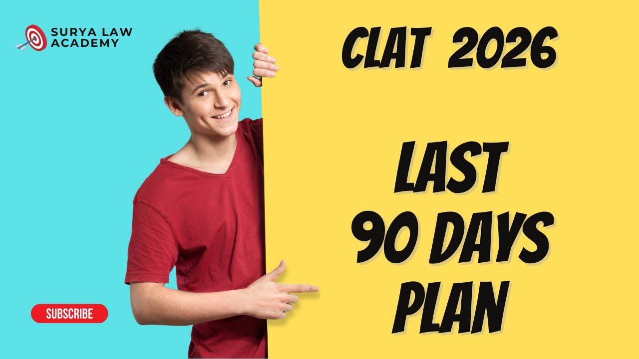 3-Month CLAT Plan | Expert Advice from Surya Law Academy