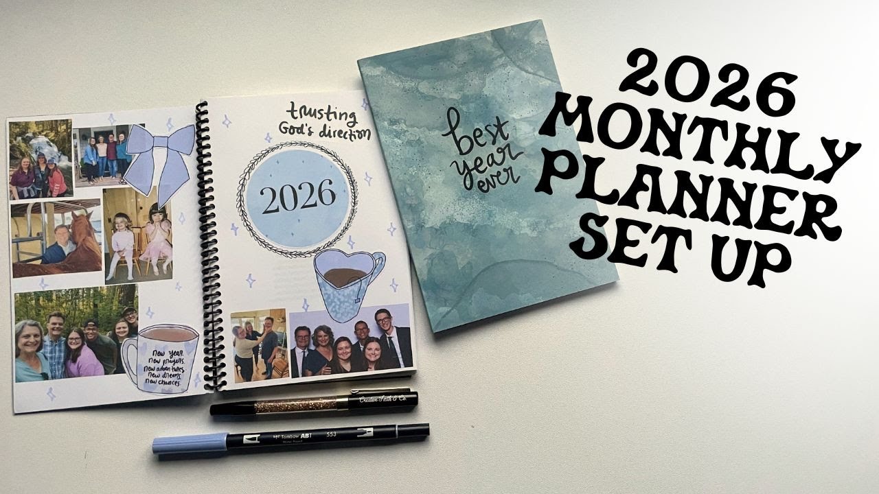 2026 Monthly Planner Set Up for My Mom | Creative Faith & Co.