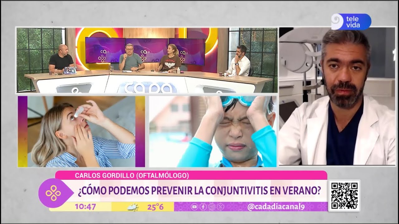 Conjuntivitis: un problema típico en verano