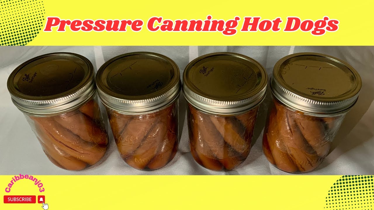 Pressure Canning Hot Dogs
