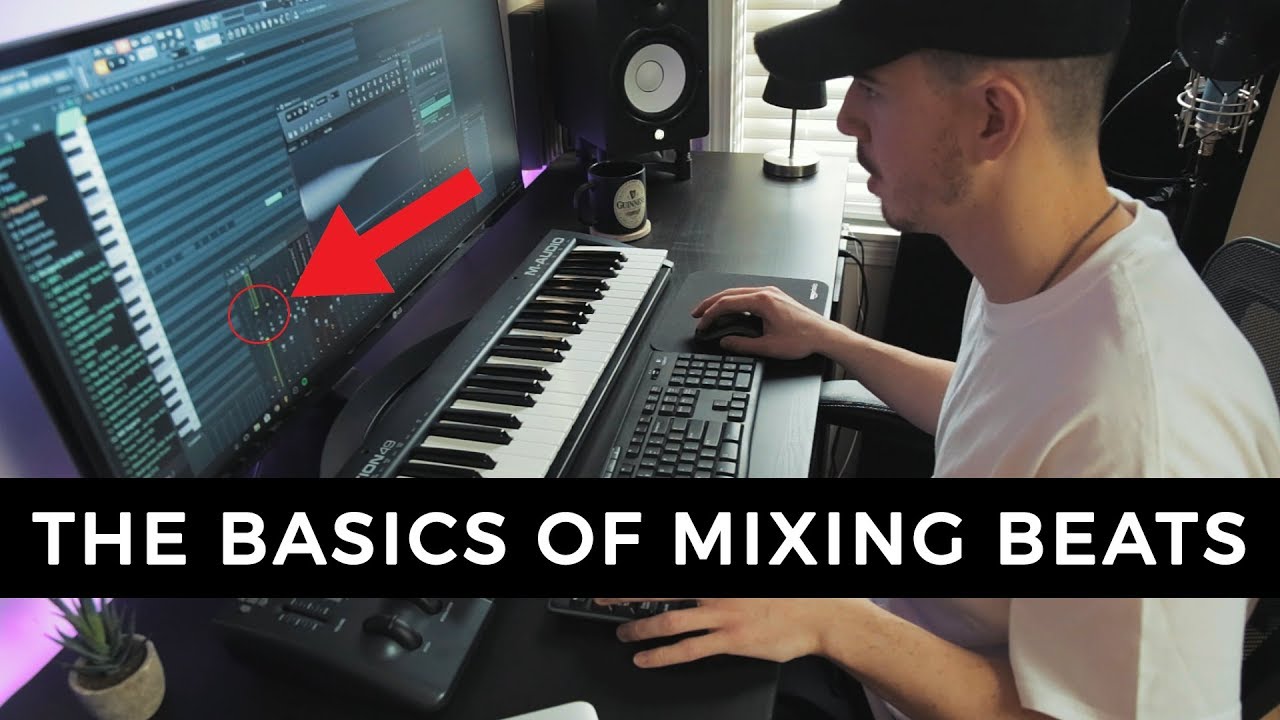 THE BASICS OF MIXING BEATS | Making a Beat FL Studio