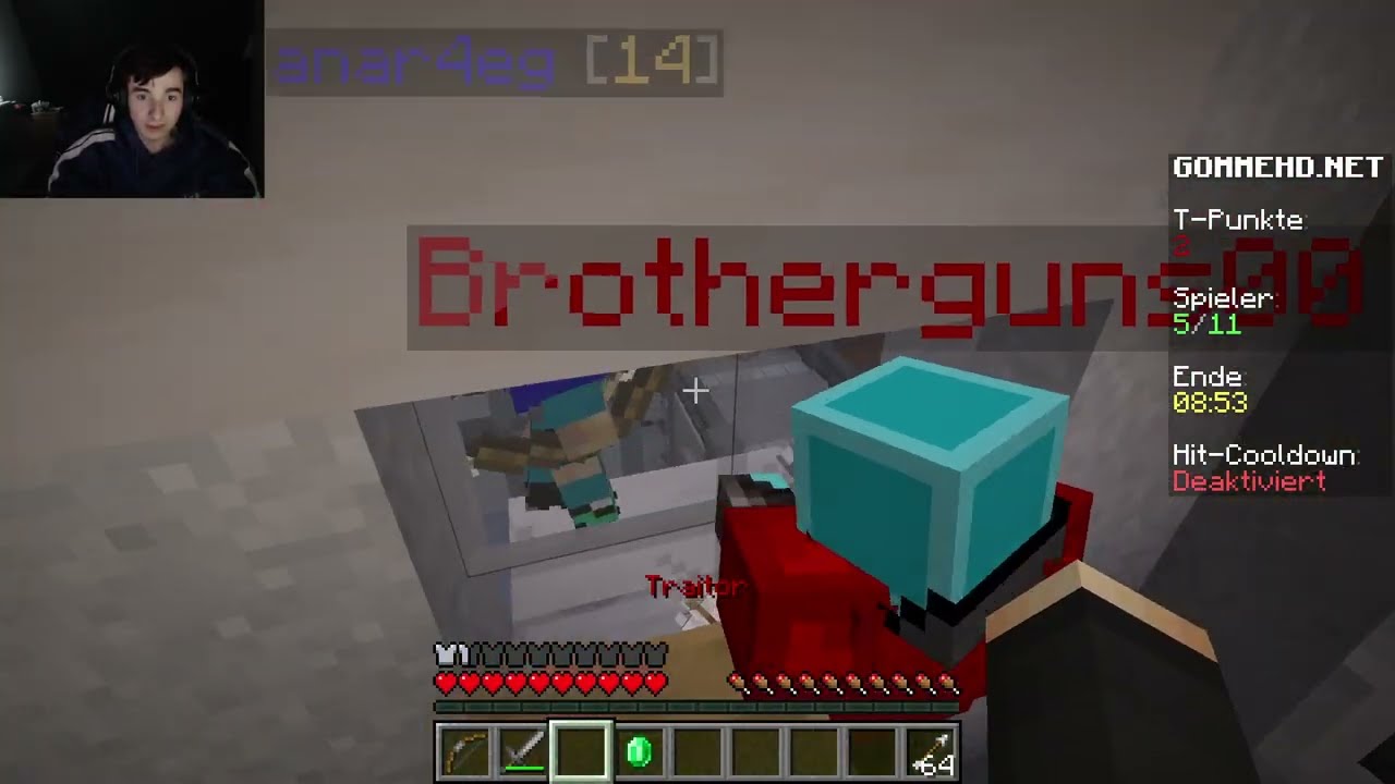HINTER DEM GLAS VERSTECKT!! TTT MINECRAFT