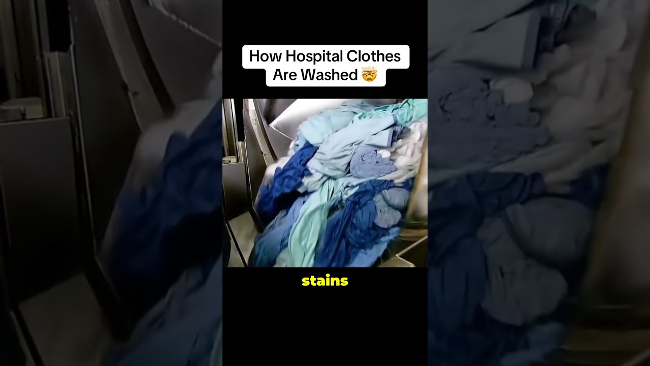How Hospitals Wash Clothes 🤯