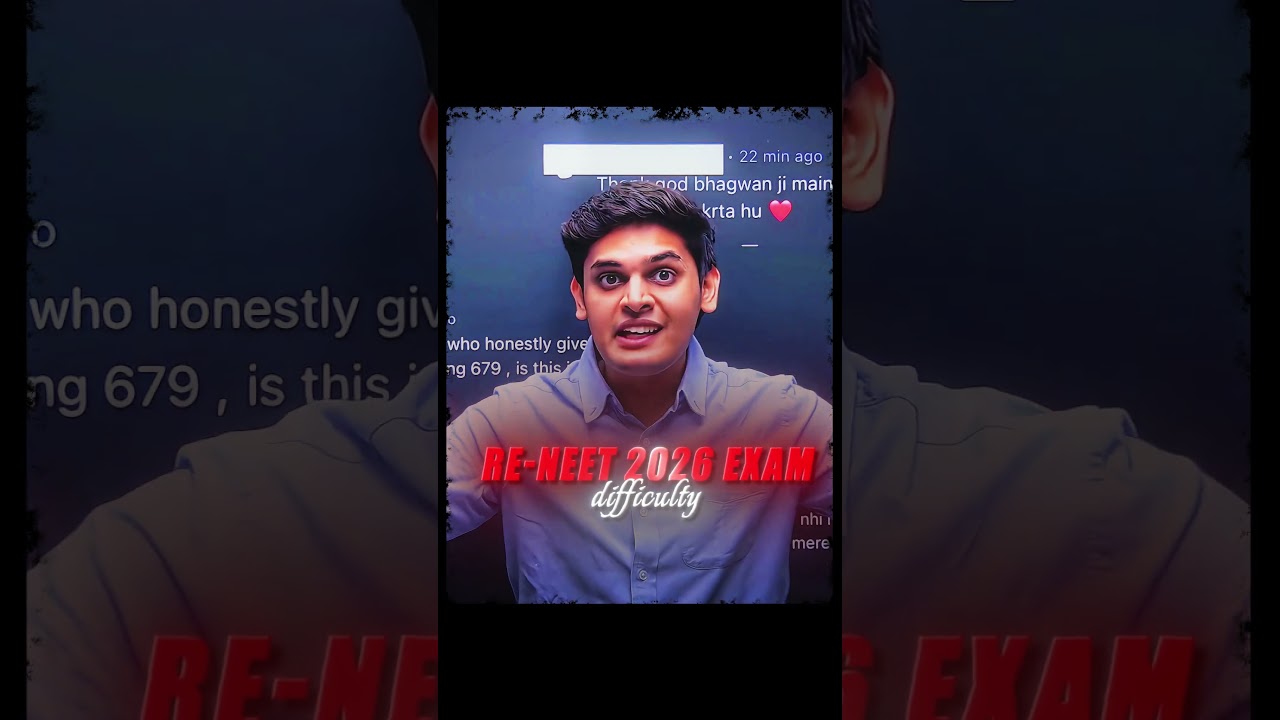 Re-Neet Difficulty Level 💔||Prashant Kirad #shorts #boardexam #ytshorts #class10 #neet #reneet