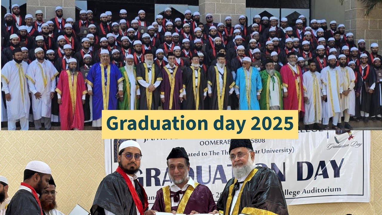 Graduation day || Jamia Darussalam Oomerabad 2025 || Uzair Album #Oomerabad #Graduationday #vlogs