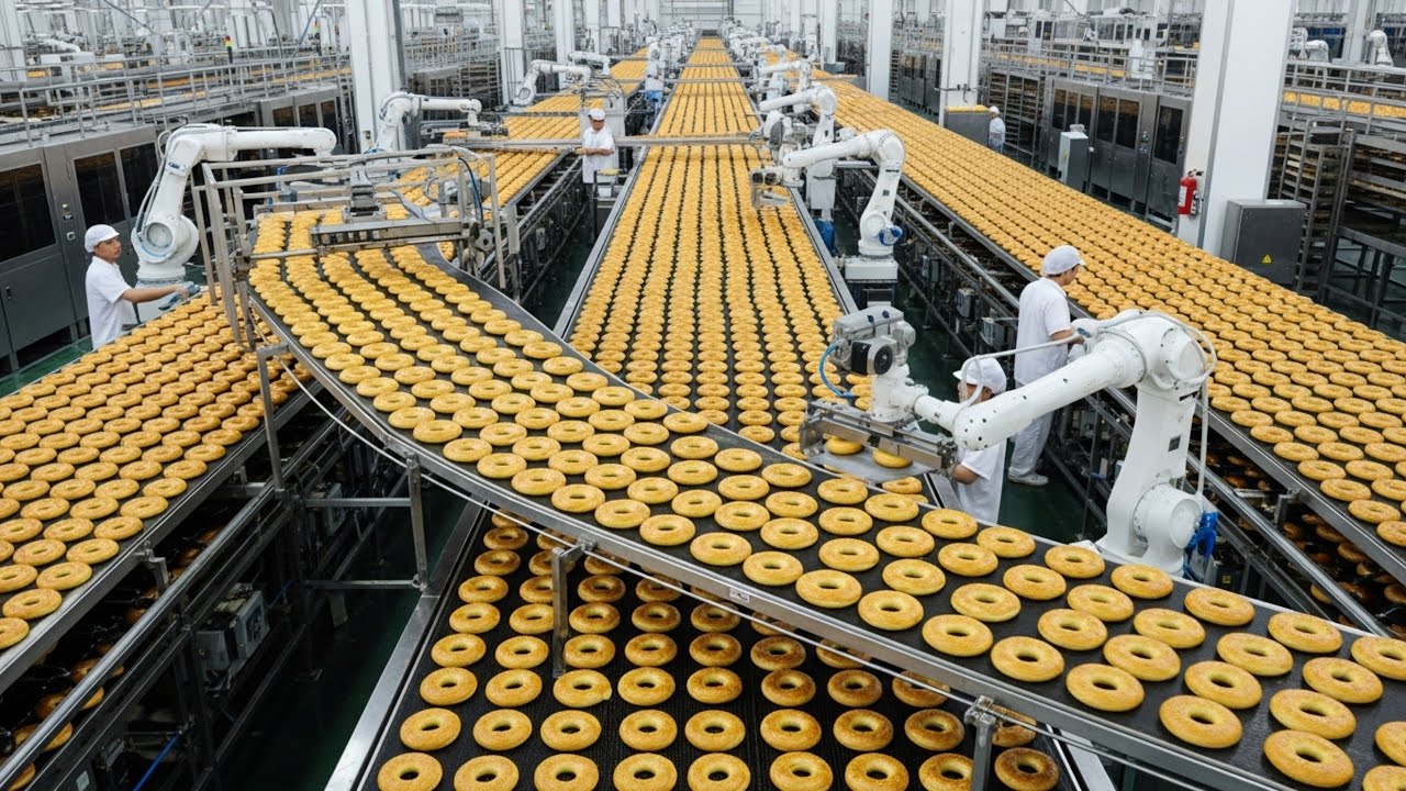 Inside a Modern Bagel Plant: From Dough Rings to New York–Style Bakes (Full Process)