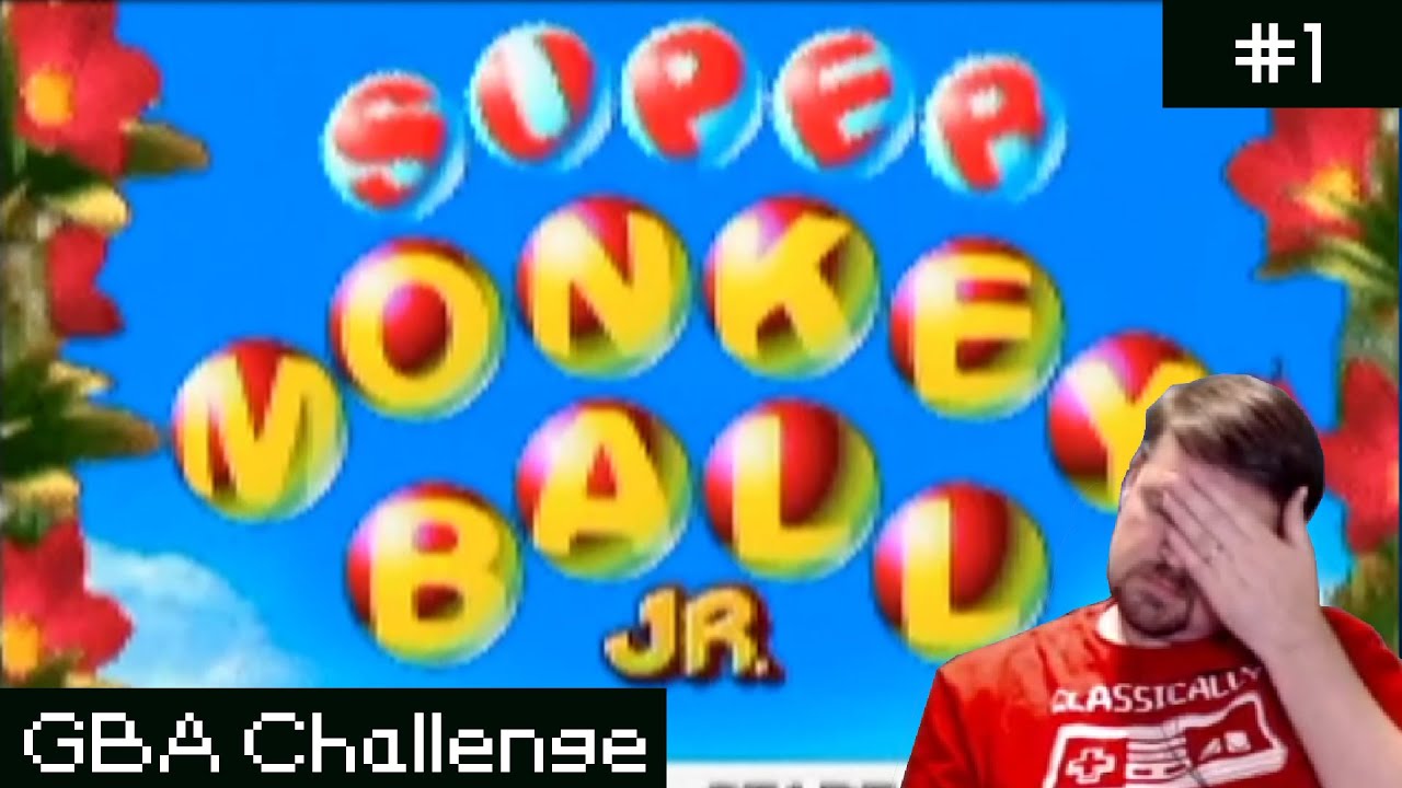 Yes, it's Monkey Ball using only a D-Pad - Super Monkey Ball Jr. [GBA Challenge #1]