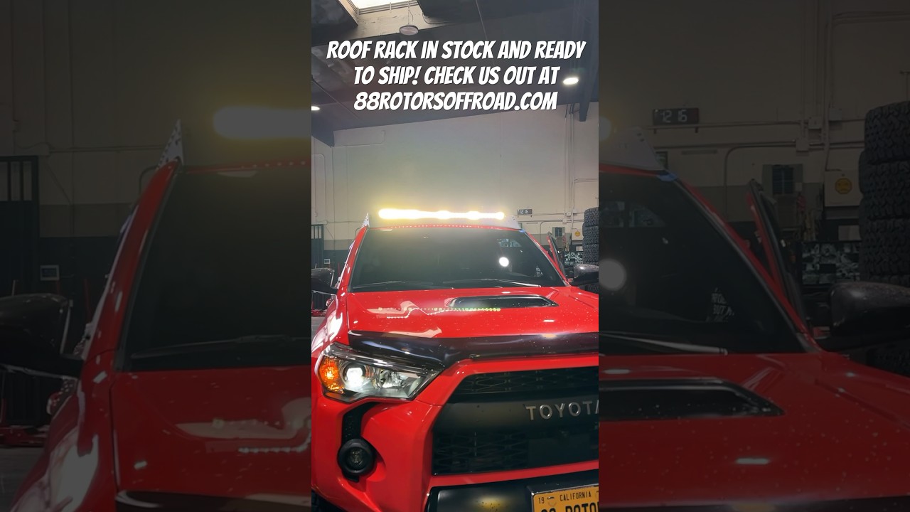 Westcott Designs Low-Pro Roof Rack Toyota 4Runner TRD Pro Solar Octane #88rotorsoffroad