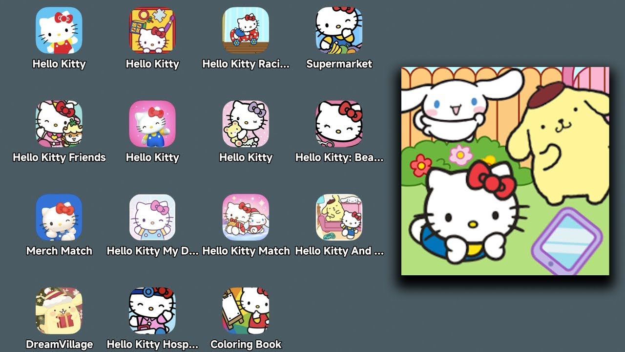 Hello Kitty and Friends World - Latest / New Game Update Apk - Android Gameplay Review