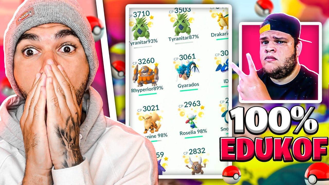PEGUEI A CONTA DE 52 IV 100% DO EDUKOF - POKEMON GO | Cris |