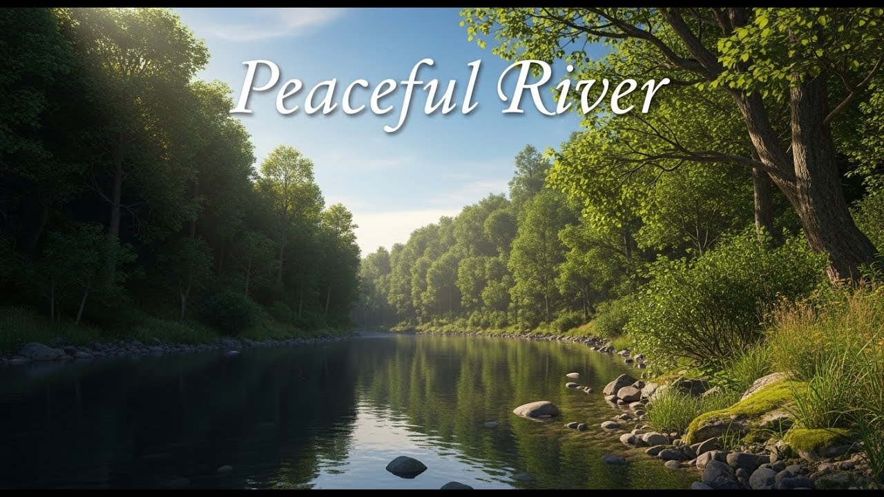 Peaceful River Sound Ambience 🌊 Gentle Flowing Water for Deep Sleep and Relaxation #920