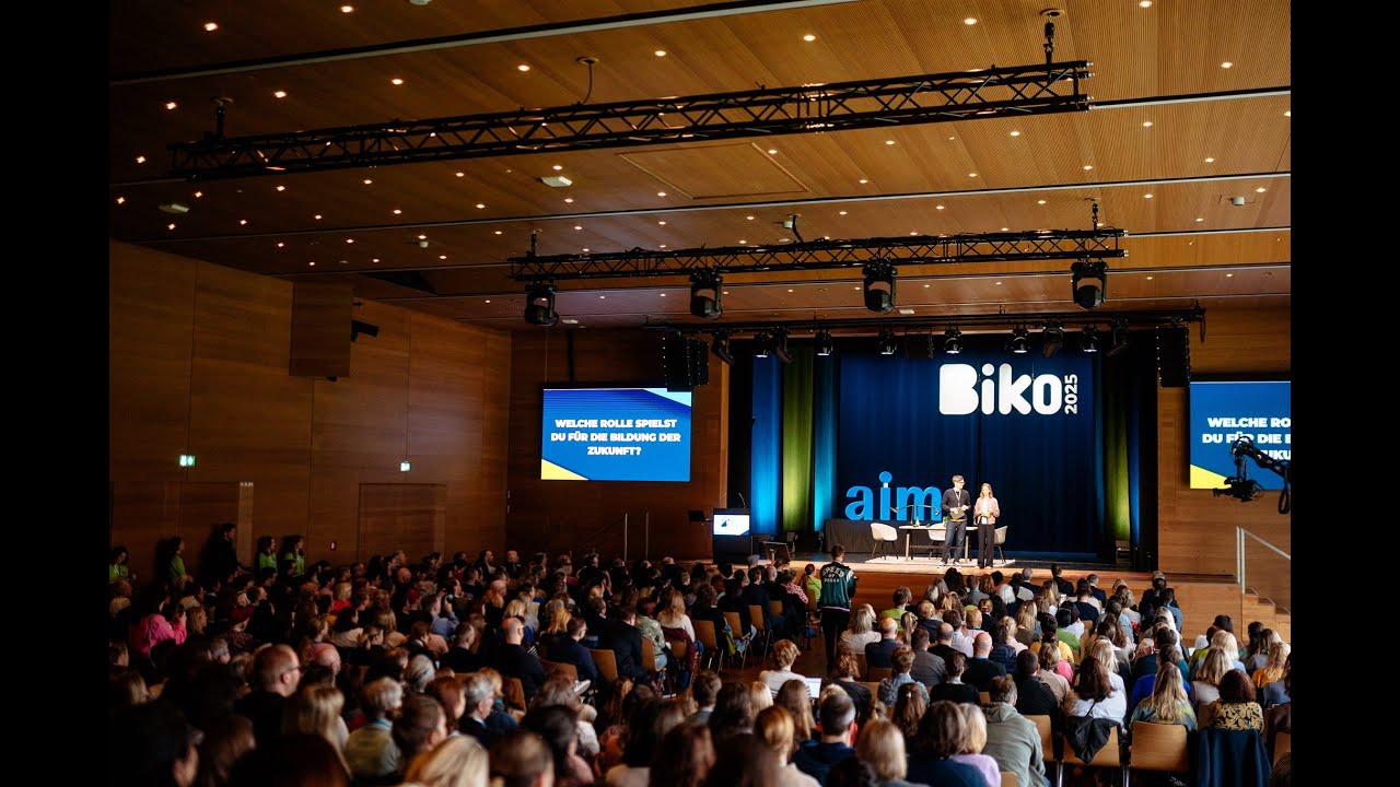 Welche Rolle spielt jede und jeder von uns für die Bildung der Zukunft? Das war die aim Biko 2025