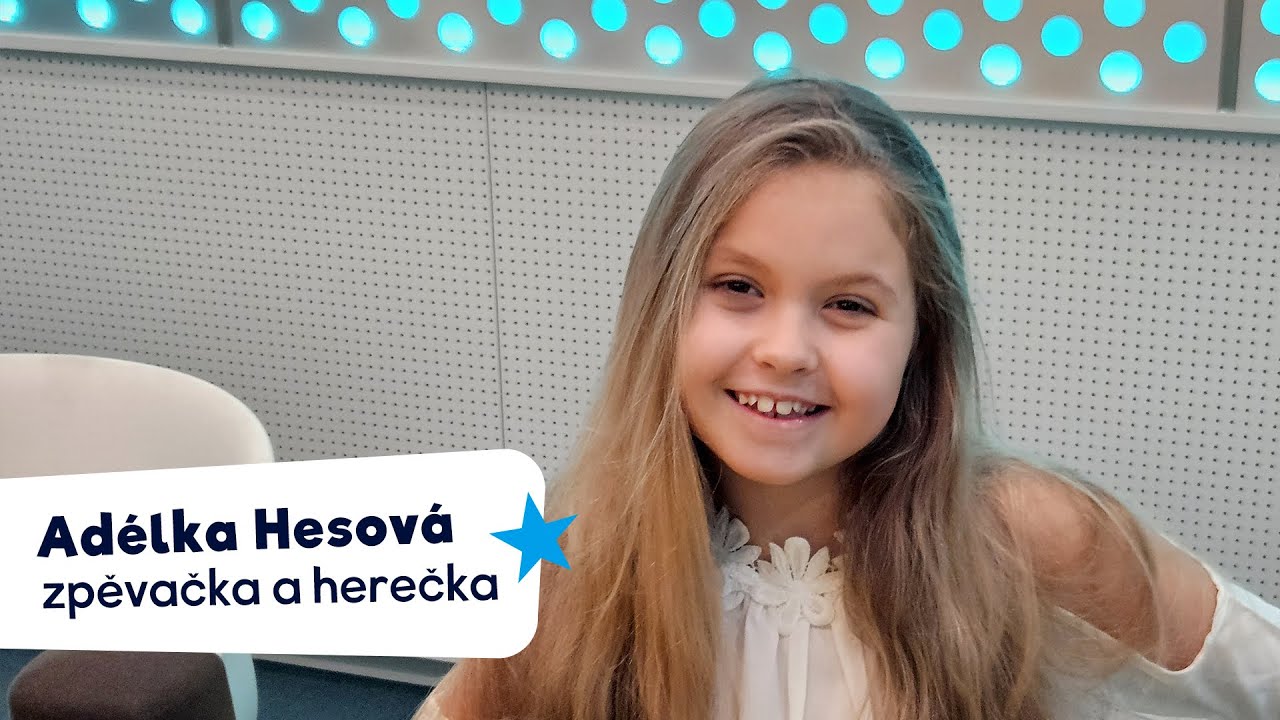 První písnička i videoklip vznikly kvůli depresi z COVIDu, říká dětská zpěvačka Adélka Hesová