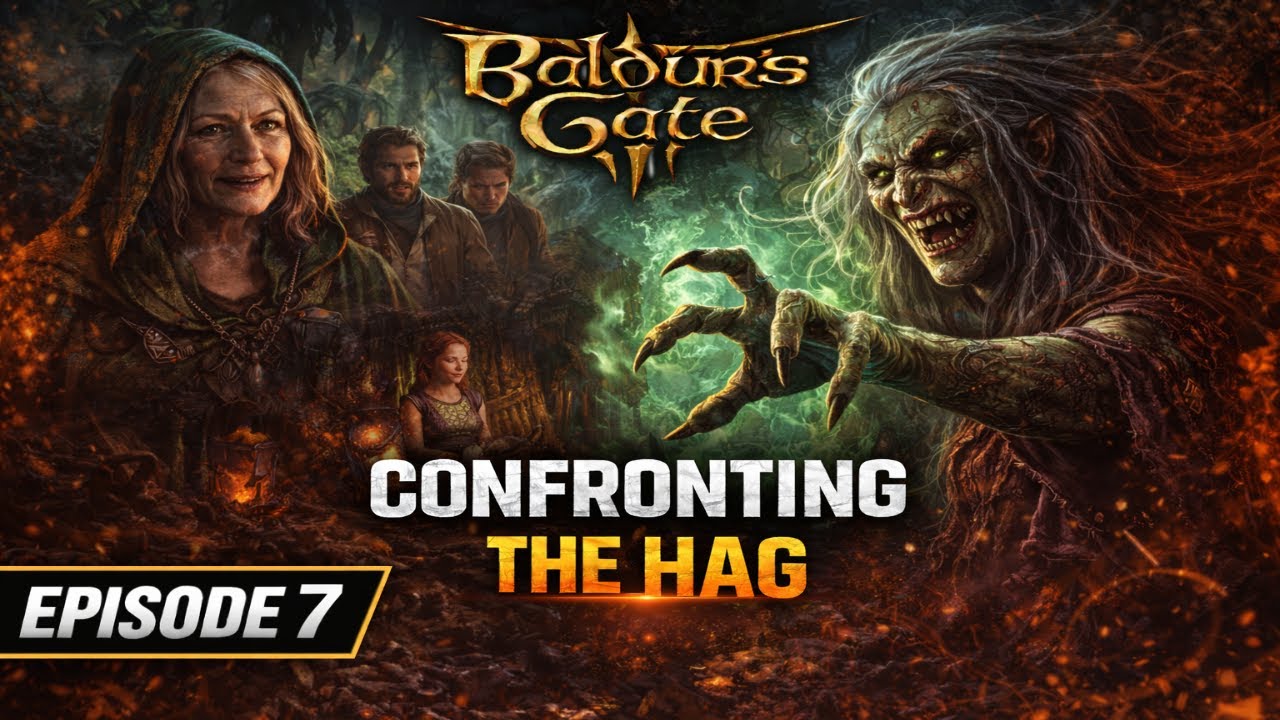 Baldur’s Gate 3 4K – Episode 7 | Putrid Bog & Hag’s Lair | Sunlit Wetlands Revealed