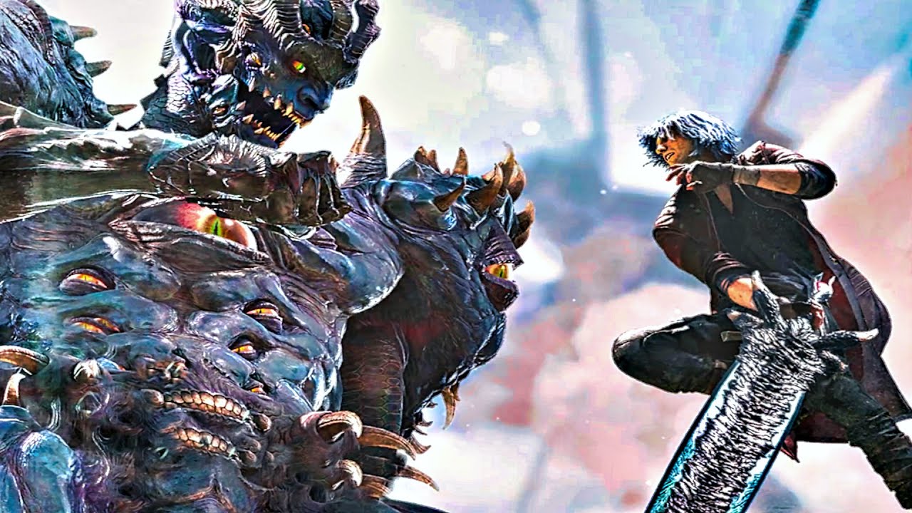 Dante Vs Urizen Boss Fight & Vergil Returns Scene - Devil May Cry (4K Ultra HD)