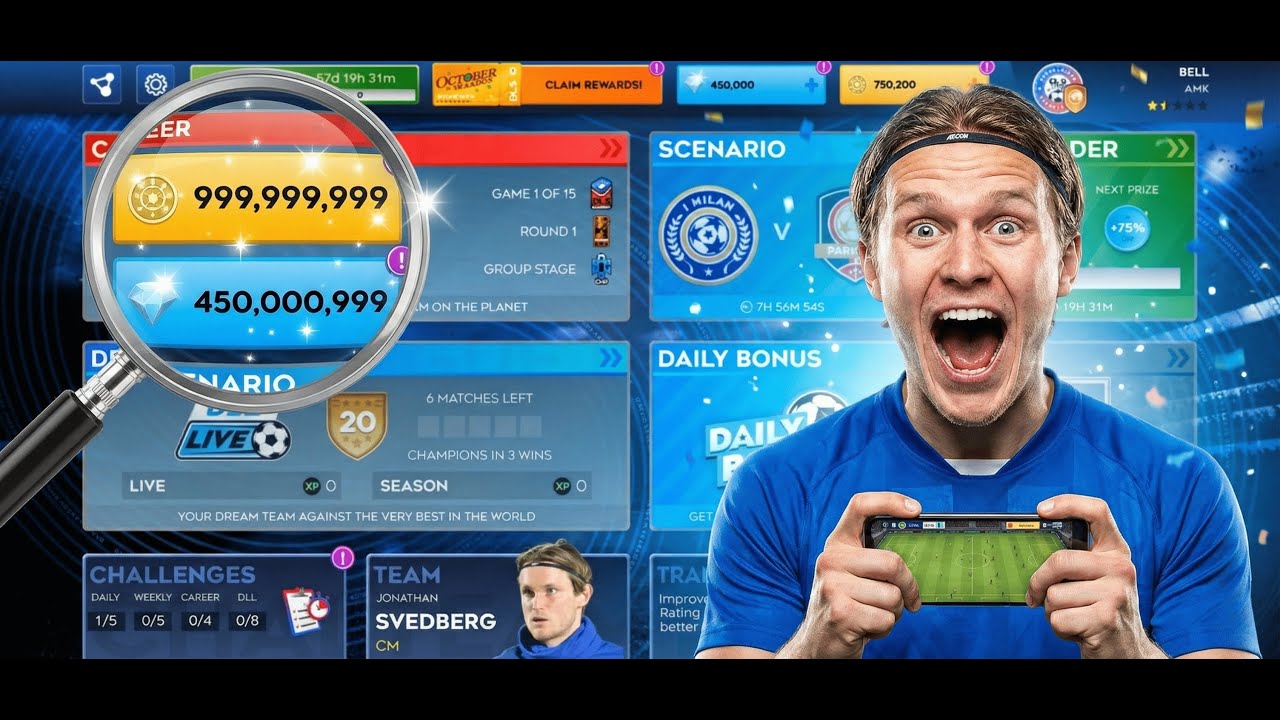 💎 DLS 26 MOD MENU ⚽ UNLIMITED MONEY & GEMS | How to get Free Coins DLS 2026 (Android/iOS)