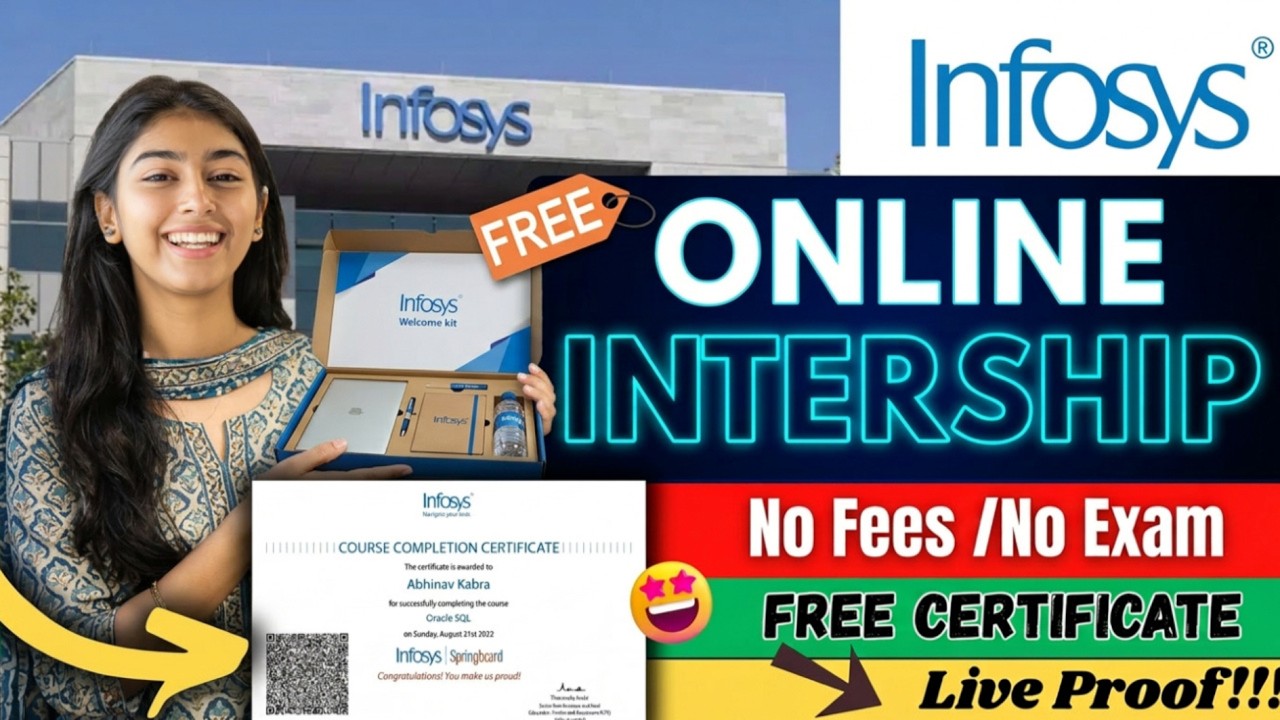 Infosys Virtual Internship 2026 | Free Certificate | Apply Before 31 March