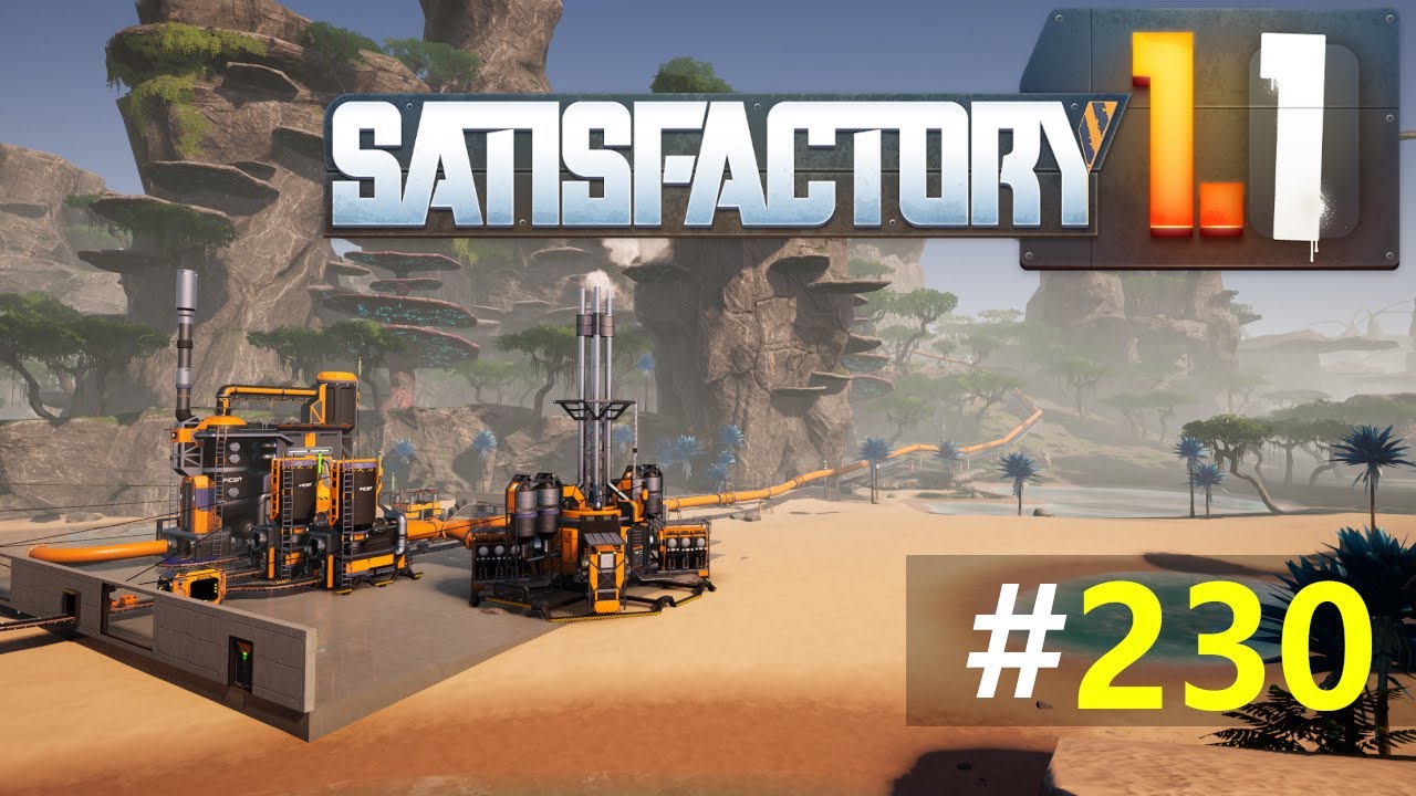 Satisfactory 🌍 Gleisbauarbeiten den ganzen Tag. #230