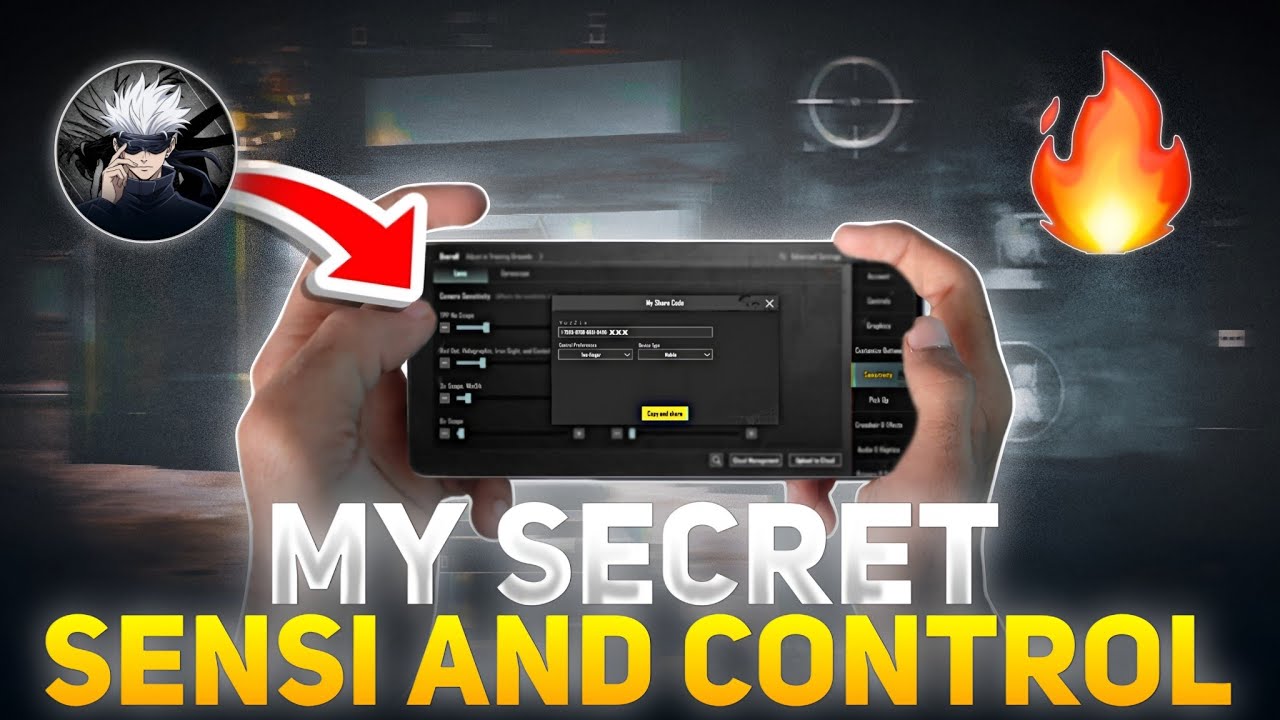 🎯 How to Use My Sensitivity & Controls Code 📱 | Perfect BGMI Setup