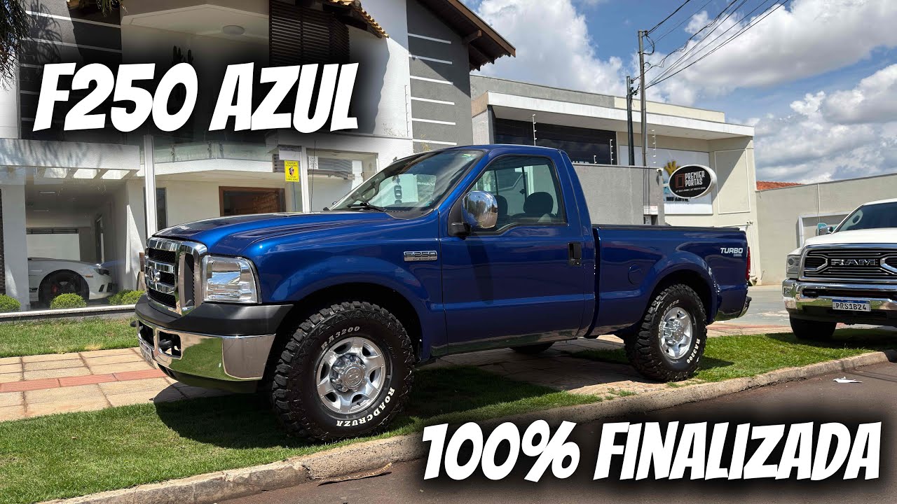 F250 6CC AZUL FINALIZADA!! QUANTO CUSTA UM PROJETO DESSE??