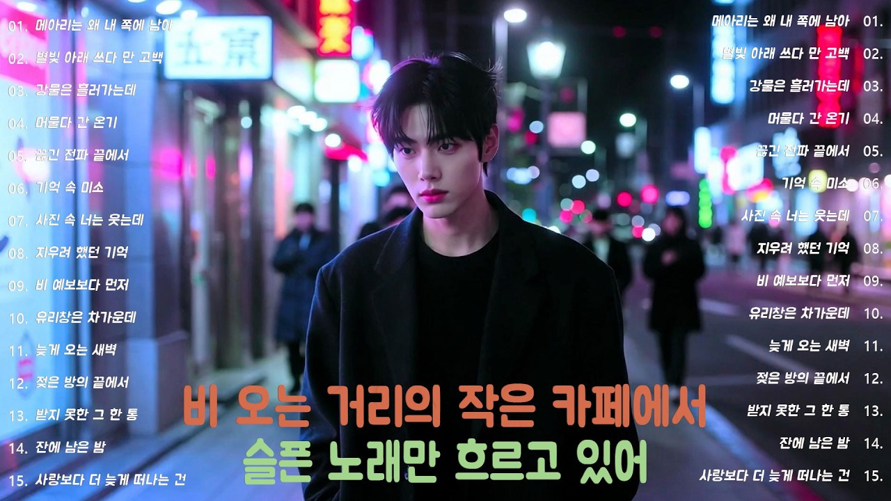 [K-POP] 조용한 밤에 편하게 들을 수 있는 음악 20곡｜슬픈 발라드 · 감성 K-pop · #밤음악 #차분한플리