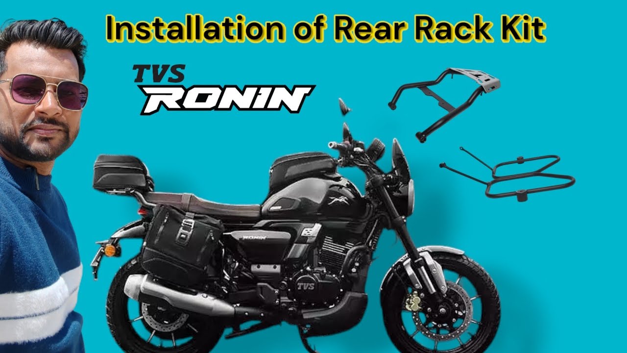 How to Install Rear Rack Kit Accessories in TVS Ronin 225cc || Adventure Look || 