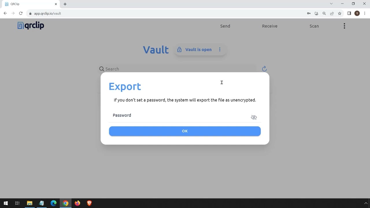 0403 - Vault Import and Export