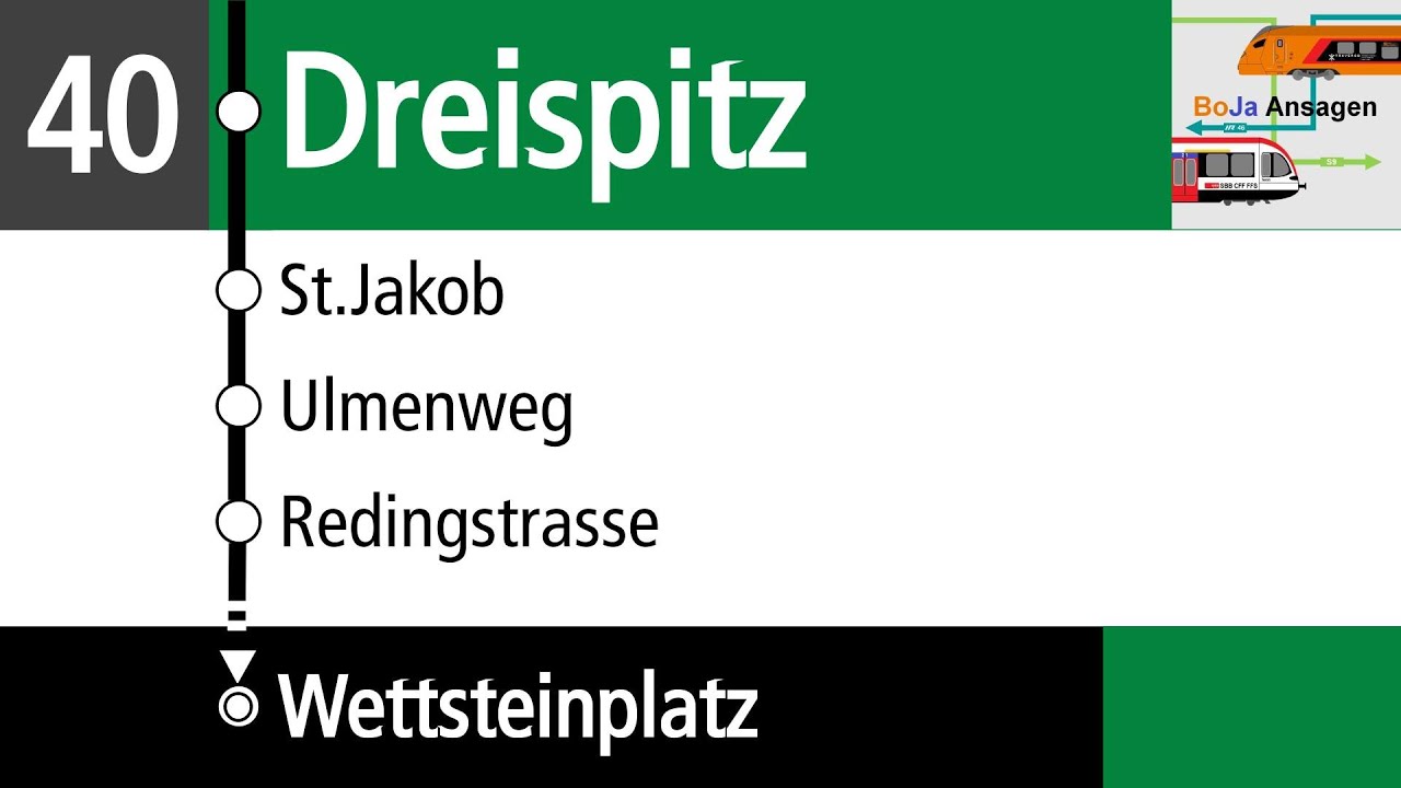 BVB Ansagen I 40 (Fasnacht) Dreispitz - Wettsteinplatz I BoJa Ansagen