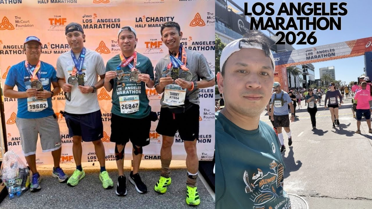 My WORST marathon time ever! 😂😂 LOS ANGELES MARATHON 2026 @mrpotatoheadrunner lastnalastnato!