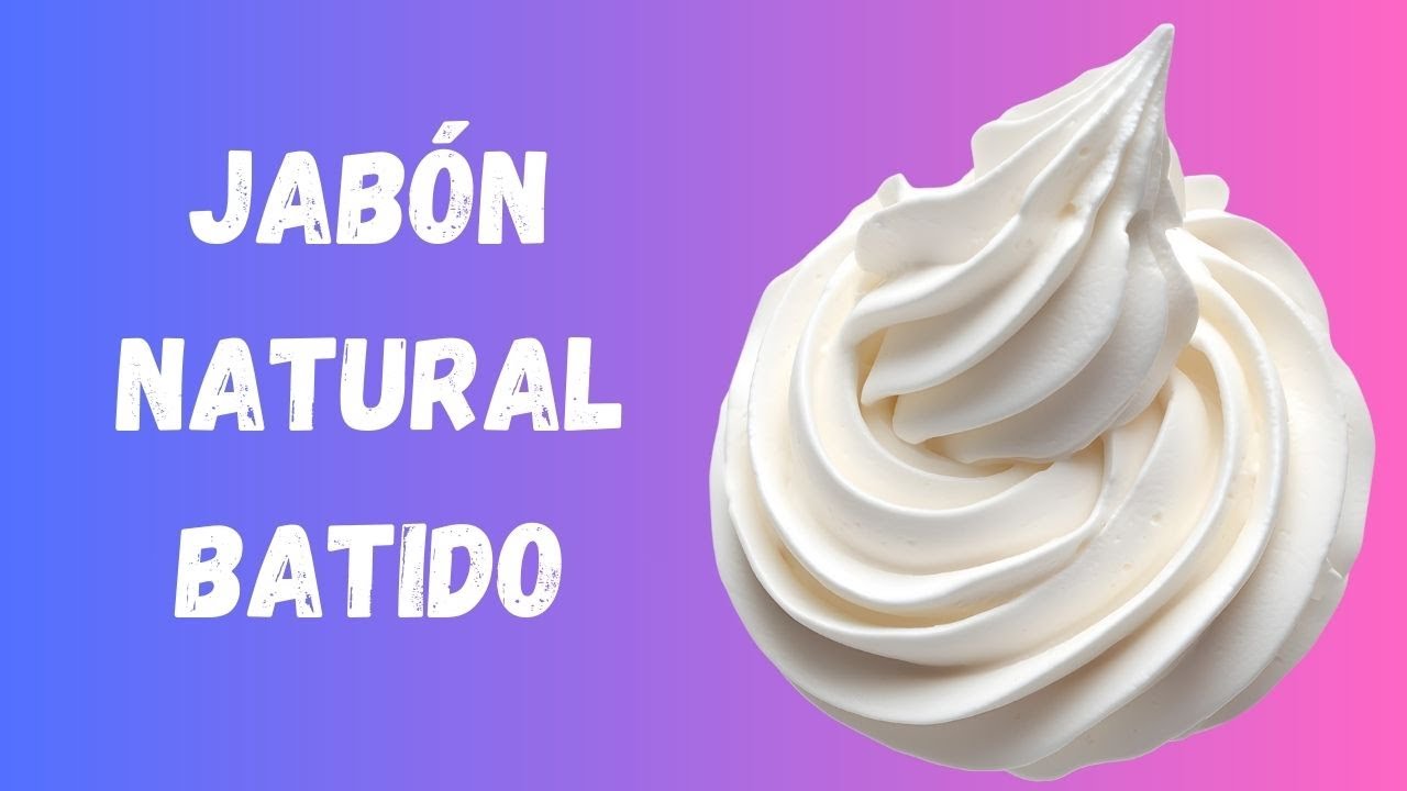 Cómo hacer JABÓN BATIDO NATURAL y CASERO paso a paso | Receta fácil de cosmética natural DIY