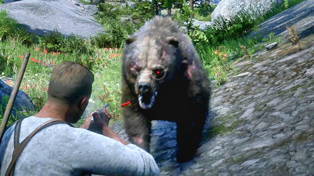 LEGENDARY GRIZZLY BEAR HUNT - THE RED DEAD REDEMPTION 2 (RDR 2 GAMEPLAY)