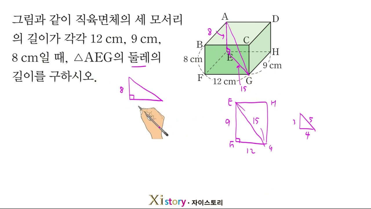 I 피타고라스의 정리 [서술형, 고난도]