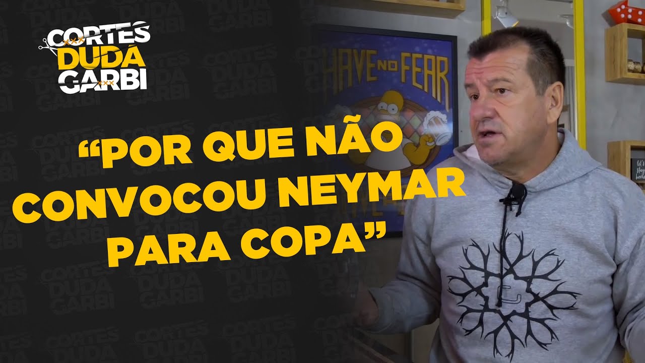 POR QUE NÃO CONVOCOU NEYMAR PARA COPA - Dunga | Cortes do Duda Garbi