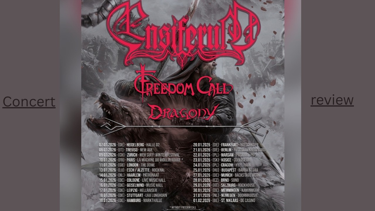 @EnsiferumTV Stuttgart concert review