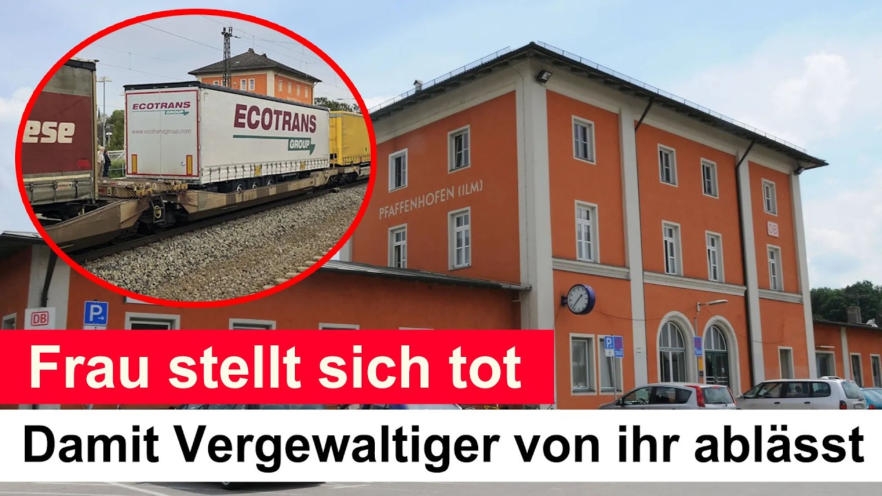 Pfaffenhofen Bahnhof: 42-J&auml;hrige stellt sich tot und entkommt Vergewaltiger