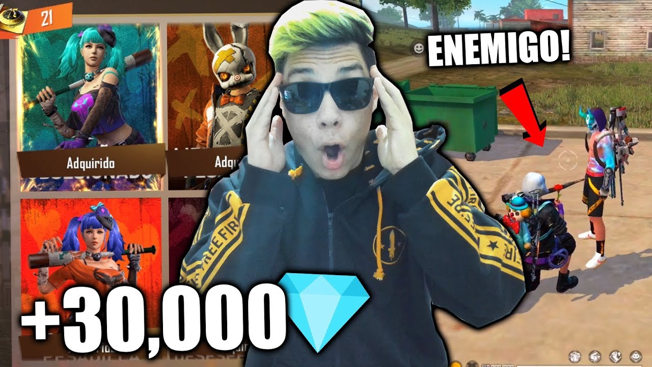 ¡GASTO 30,000 DIAMANTES en LA INCUBADORA y HAGO UN AMIGO JUGANDO SOLO en FREE FIRE! *épico*